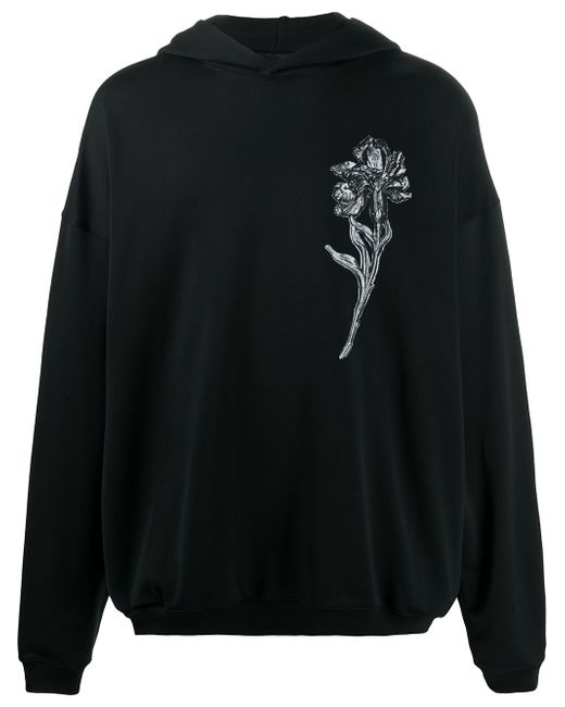 Ann Demeulemeester floral print hoodie