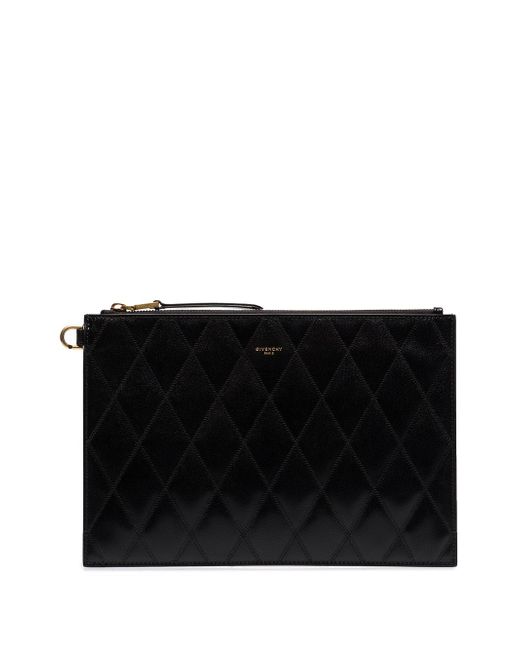 Givenchy GV3 quilted clutch bag