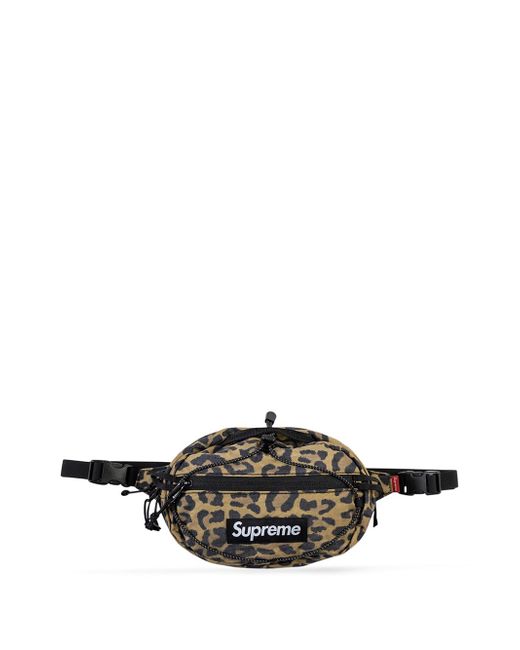 Supreme leopard-print belt bag