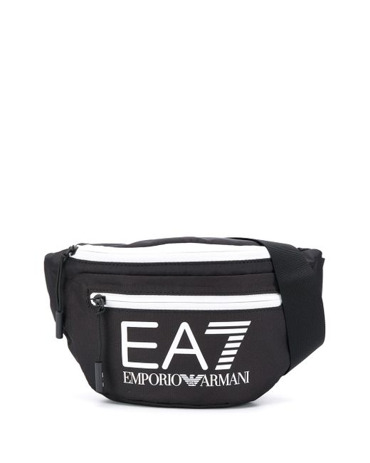 Ea7 printed logo belt bag