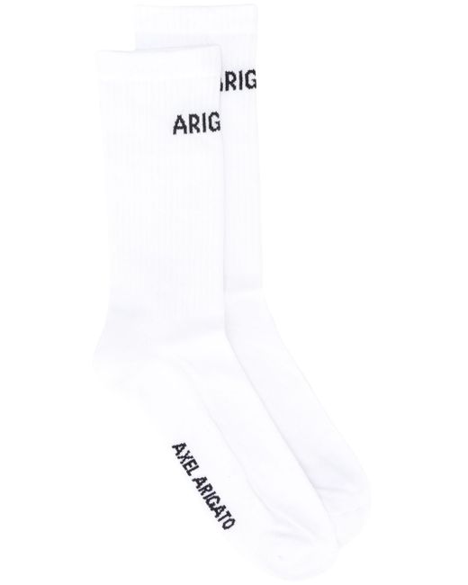 Axel Arigato logo print cotton socks