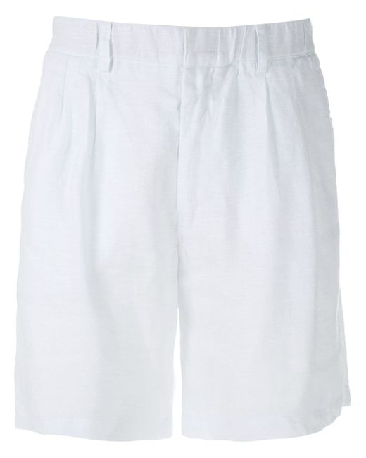 Handred linen pleated shorts