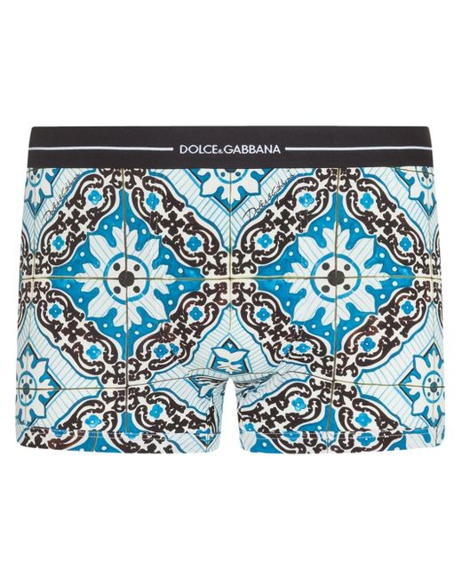 Dolce & Gabbana Maiolica-print boxers