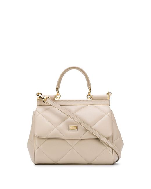 Dolce & Gabbana small Sicily quilted tote bag