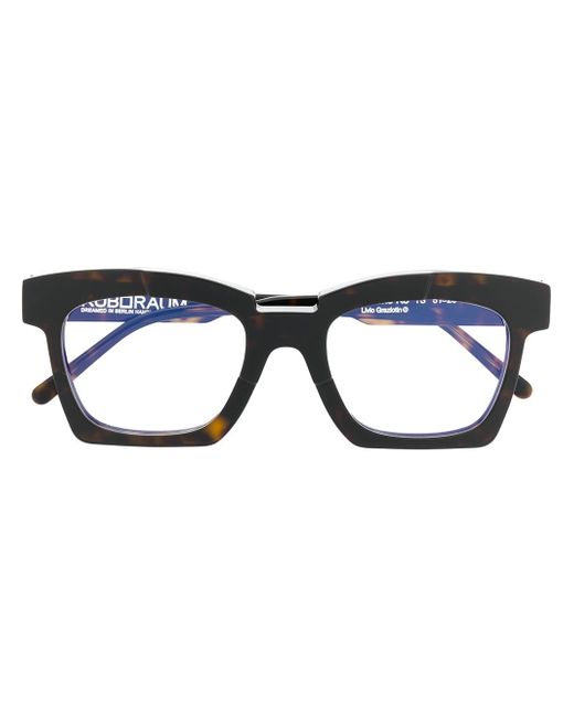 Kuboraum square frame glasses