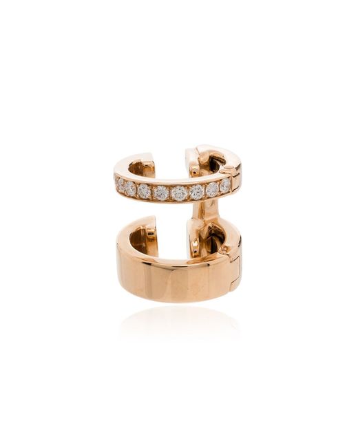 Repossi 18kt rose gold Berbere diamond earring cuff