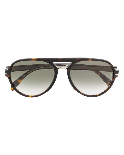 David Beckham Eyewear aviator frame sunglasses
