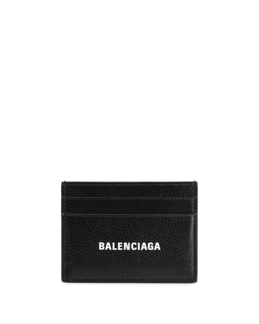 Balenciaga logo print cardholder Black1090