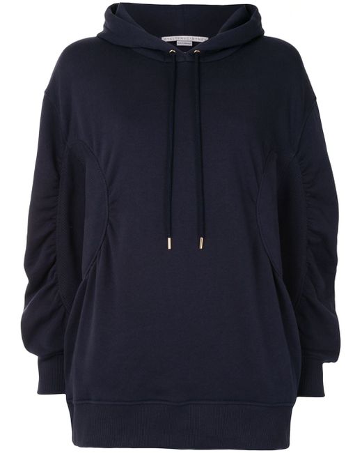 Stella McCartney ruched-detail oversized hoodie