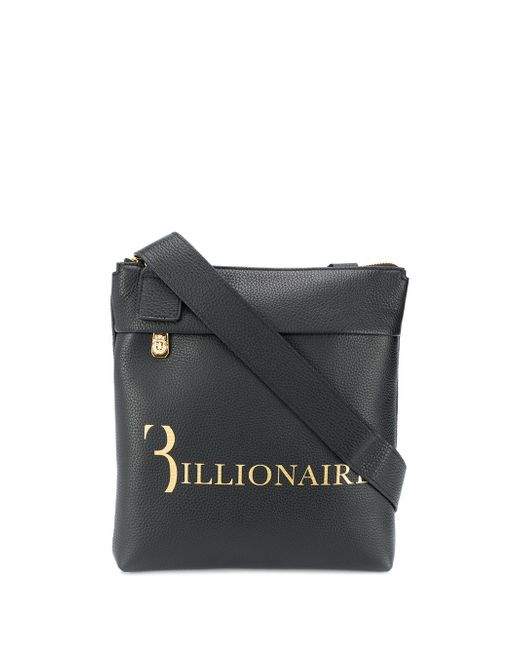 Billionaire branded messenger bag