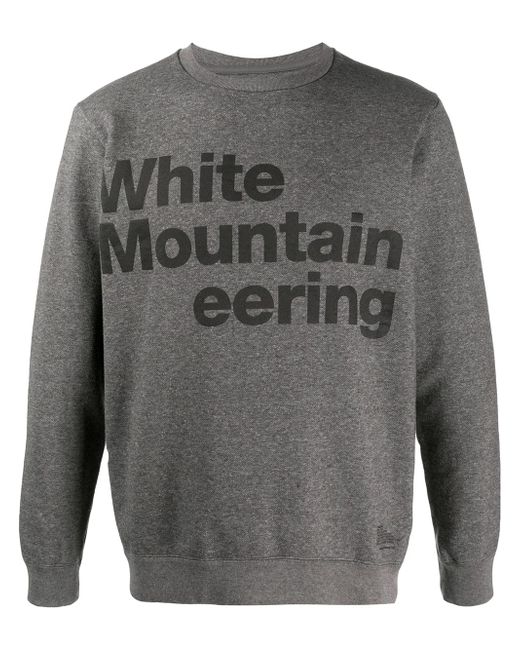 White Mountaineering graphic logo sweatshirt