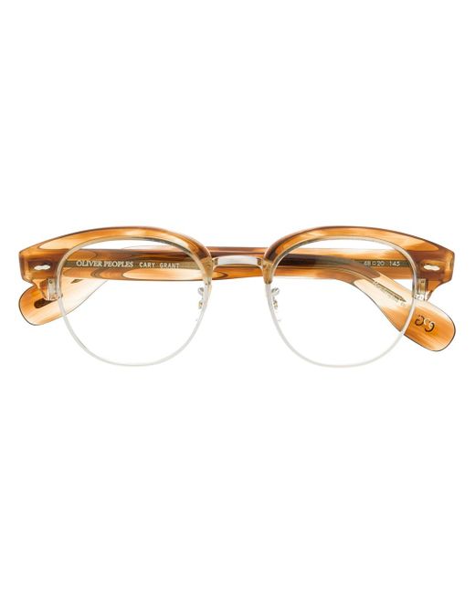 Oliver Peoples tortoiseshell detail glasses