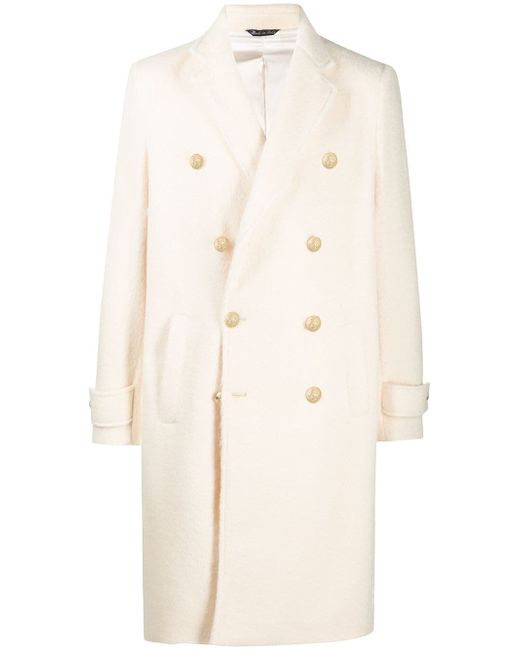 Family First double breasted mid-length coat