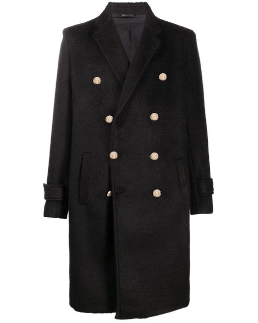 Family First double breasted structured coat