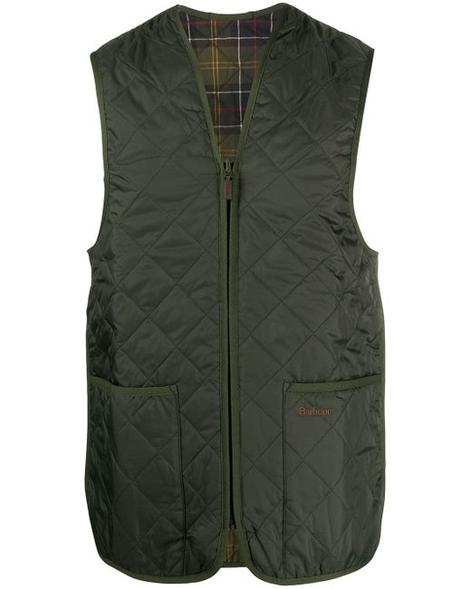Barbour quilted reversible gilet