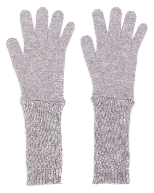 Fabiana Filippi long sequin gloves