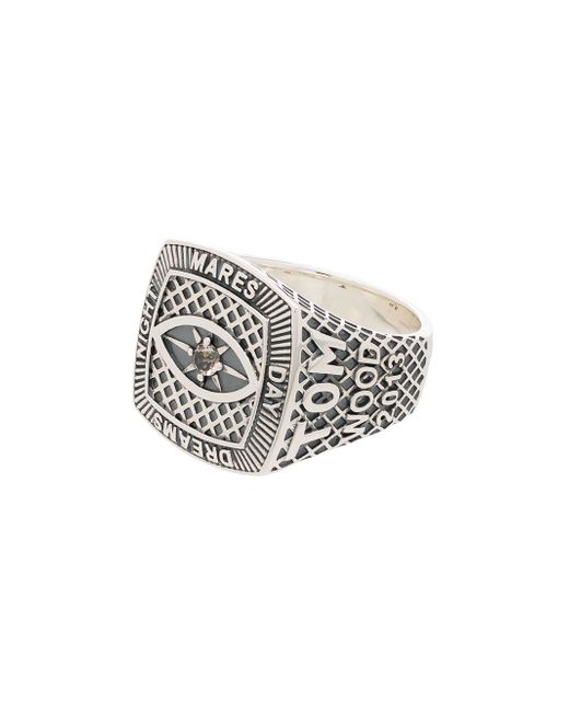 Tom Wood sterling crystal champion ring