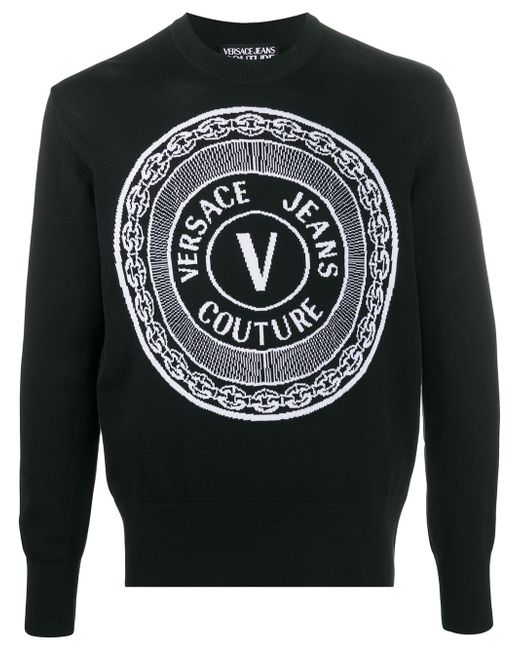 Versace Jeans Couture logo patch sweatshirt