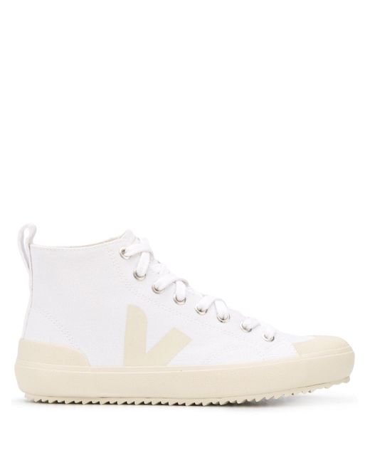 Veja high top lace-up sneakers