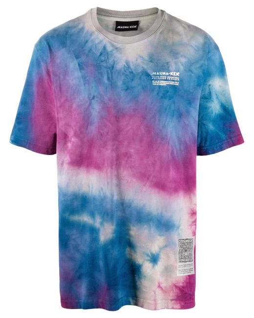 Mauna Kea tie-dye print short sleeve T-shirt