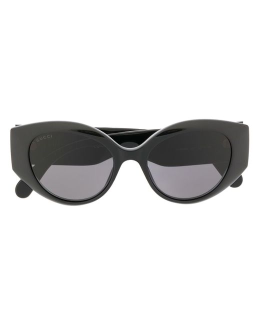 Gucci matelassé-effect cat-eye frame sunglasses