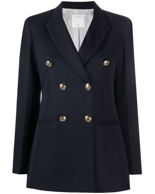 Sandro double-breasted tailored blazer