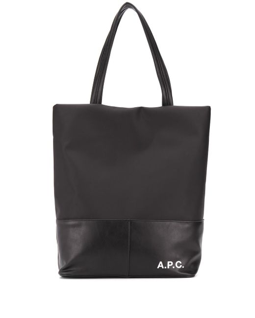 A.P.C. . logo print tote bag