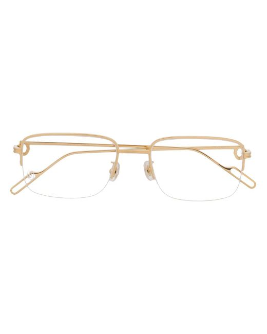 Cartier rectangle-frame glasses