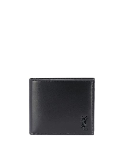Saint Laurent embossed logo bi-fold wallet