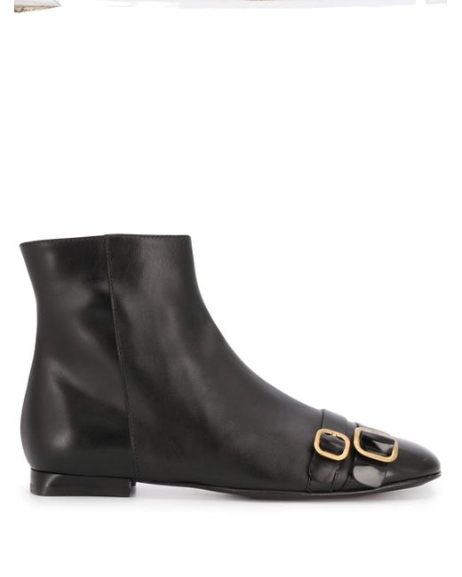 Tod's buckled toe ankle boots