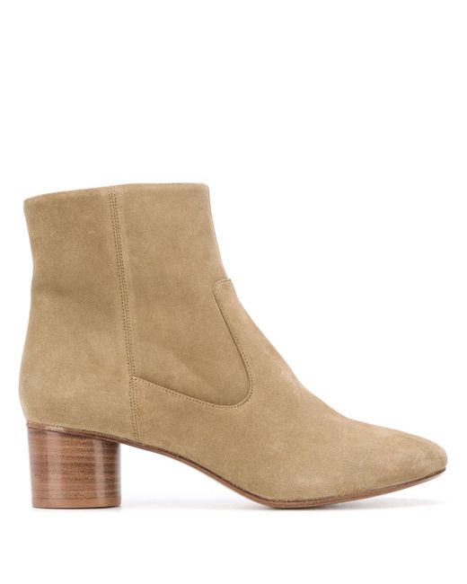 Isabel Marant Dusta 50mm suede ankle boots