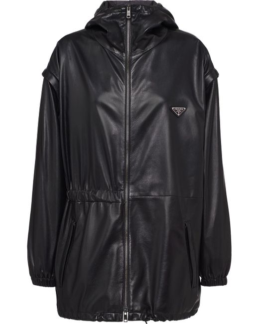 Prada hooded windbreaker style jacket