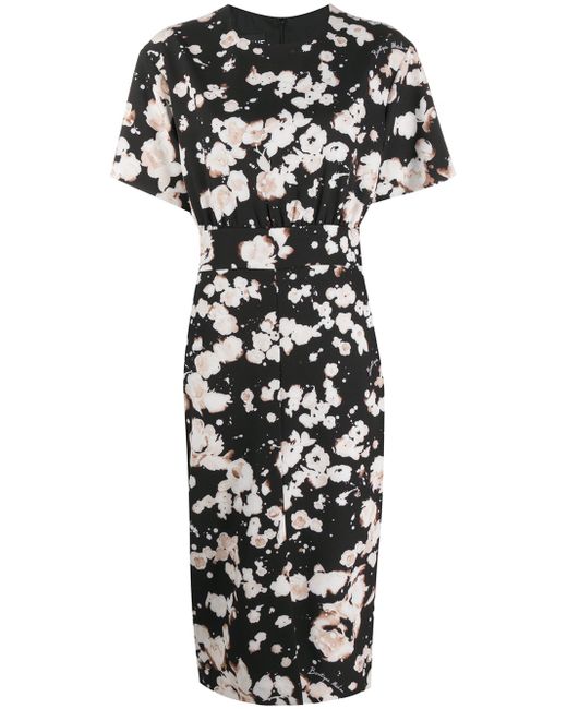 Boutique Moschino floral-print pencil dress