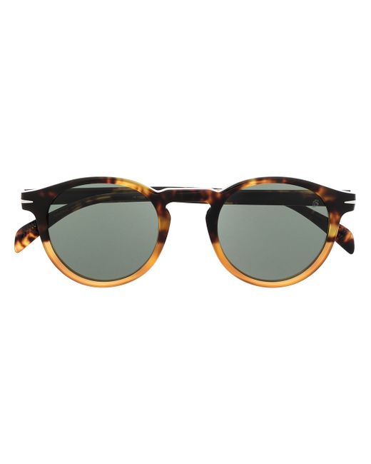 David Beckham Eyewear tortoiseshell round frame sunglasses