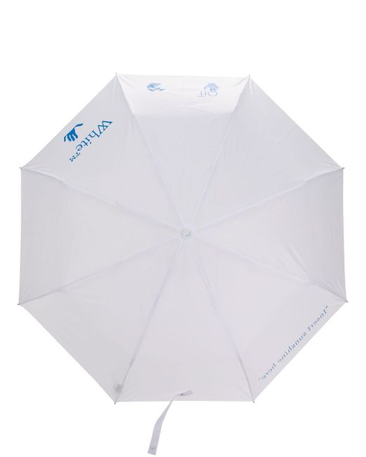 Off-White logo print umbrella
