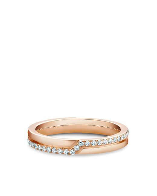 De Beers 18kt rose gold The Promise diamond ring