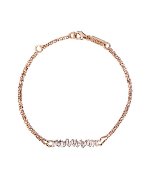 Suzanne Kalan 18kt rose gold diamond bracelet