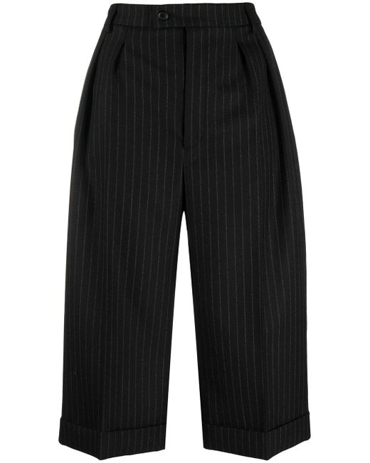 Saint Laurent pinstripe tailored shorts