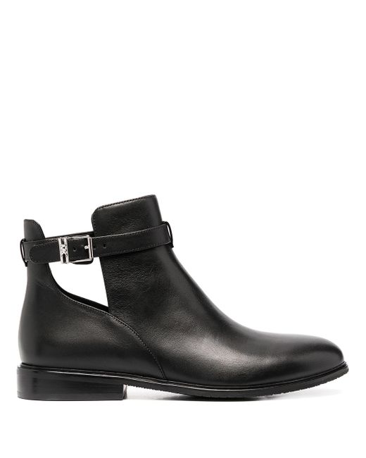 Michael Kors Collection Lawson buckled ankle boots