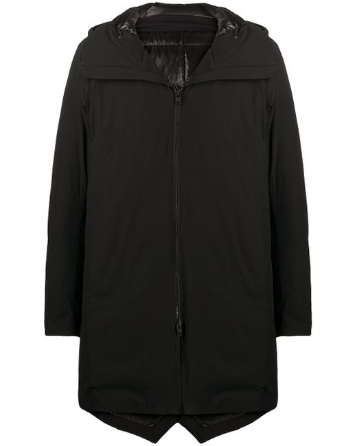 Attachment padded parka coat