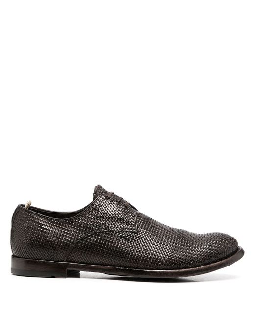 Officine Creative textured lace-up shoes