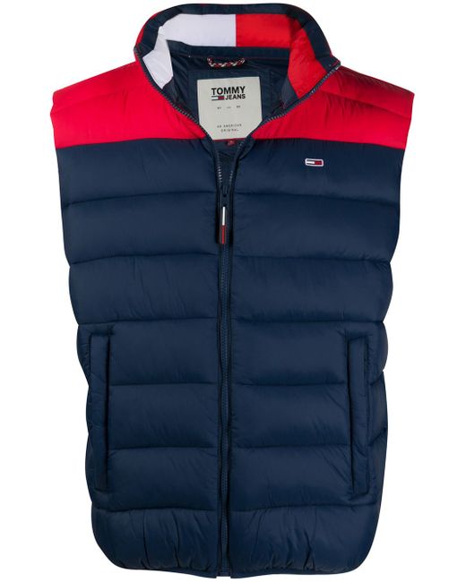 Tommy Jeans colour-block padded gilet