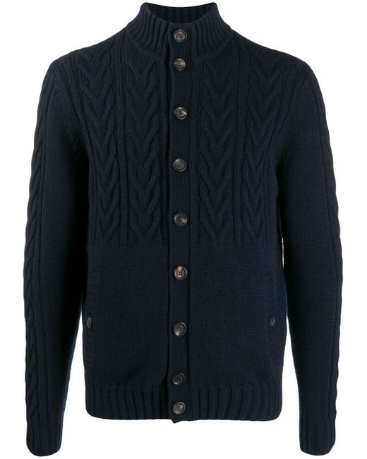 Malo cable-knit cardigan