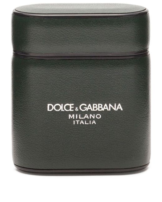Dolce & Gabbana logo-print Airpods case