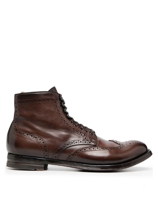 Officine Creative ankle lace-up boots