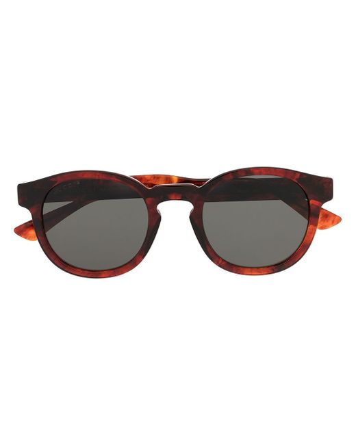 Gucci tortoiseshell round-frame sunglasses