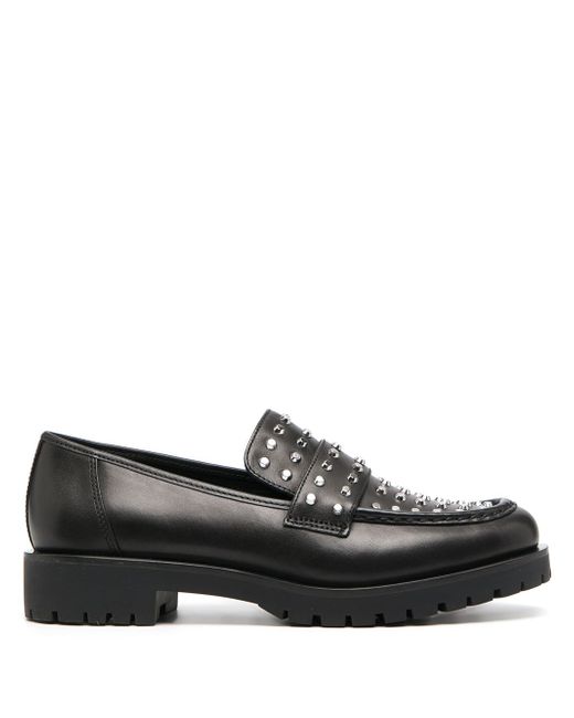 Michael Michael Kors studded leather loafers