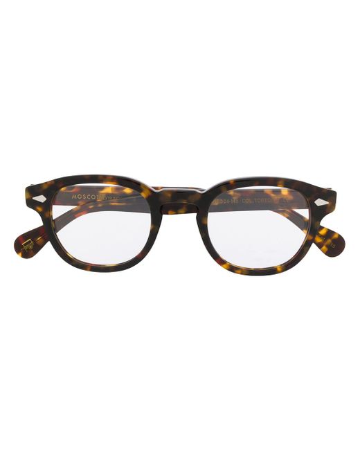 Moscot tortoiseshell square-frame glasses