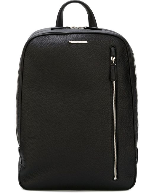 Ermenegildo Zegna front zip backpack