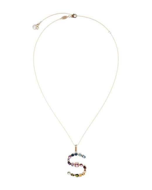 Dolce & Gabbana topaz initial S necklace